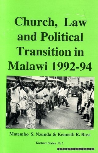 9780869226025: Church, Law and Political Transition in Malawi, 1992-94