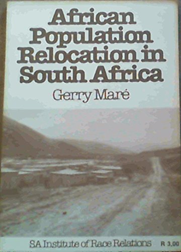 9780869821862: African population relocation in South Africa