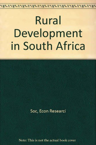 Stock image for Rural Development in South Africa for sale by Kennys Bookstore