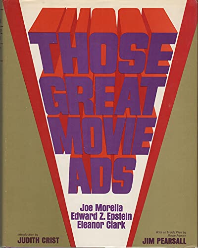 Beispielbild fr Those great movie ads, zum Verkauf von Wonder Book
