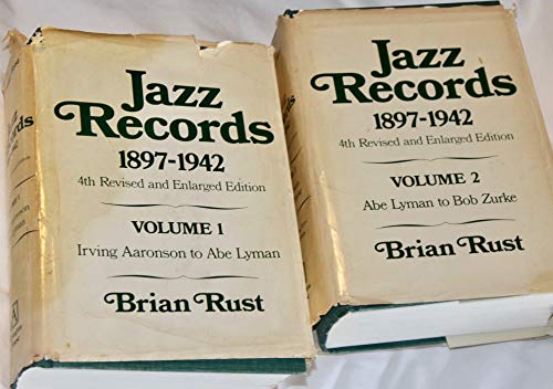 Stock image for Jazz Records, 1897-1942. Vol. 1 for sale by R.W. Forder