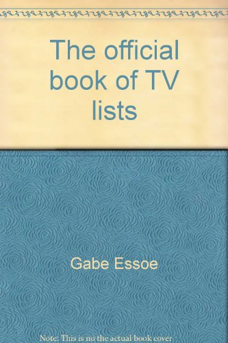 Imagen de archivo de The Book of TV Lists a la venta por Better World Books