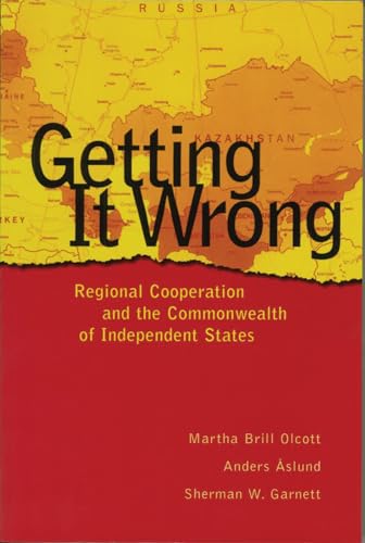 Beispielbild fr Getting It Wrong : Regional Cooperation and the Commonwealth of Independent States zum Verkauf von Better World Books