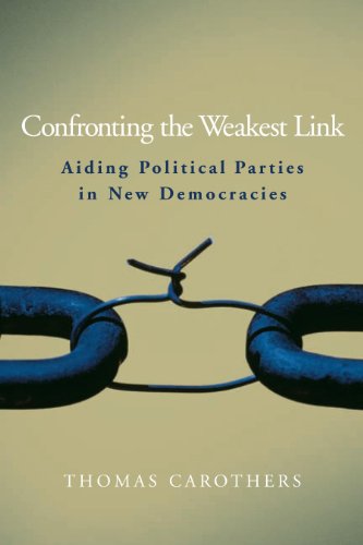 Imagen de archivo de Confronting the Weakest Link : Aiding Political Parties in New Democracies a la venta por Better World Books: West