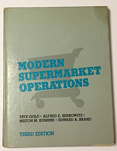 Imagen de archivo de Modern Supermarket Operations a la venta por Better World Books