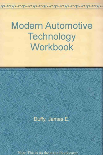 Imagen de archivo de Modern Automotive Technology Workbook a la venta por Front Cover Books
