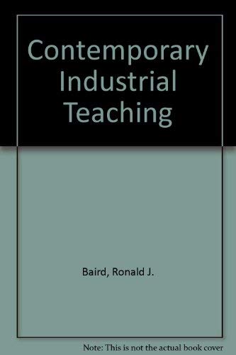 9780870061301: Contemporary Industrial Teaching