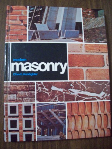 Stock image for Modern Masonry: Brick, Block, Stone for sale by Half Price Books Inc.