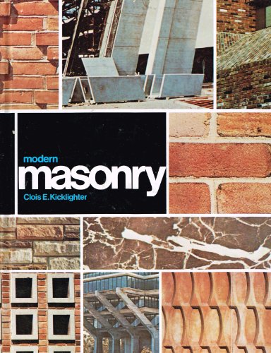 Stock image for Modern Masonry: Brick, Block, Stone for sale by ThriftBooks-Atlanta