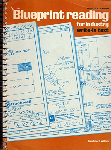 9780870067372: Blueprint Reading for Industry: Write-In Text