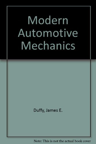 Stock image for Modern Automotive Mechanics for sale by Better World Books