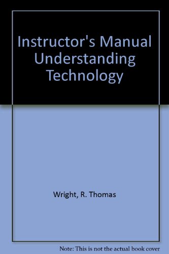 Beispielbild fr Instructor's Manual Understanding Technology zum Verkauf von Allied Book Company Inc.