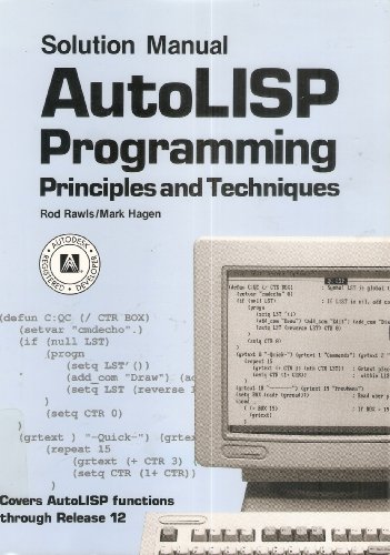 9780870069437: Autolisp Programming/Solution Manual