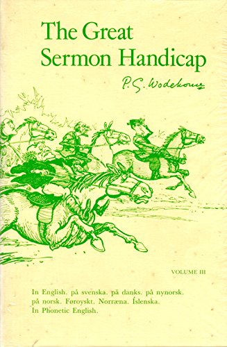 Stock image for The Great Sermon Handicap: 003 for sale by Half Price Books Inc.