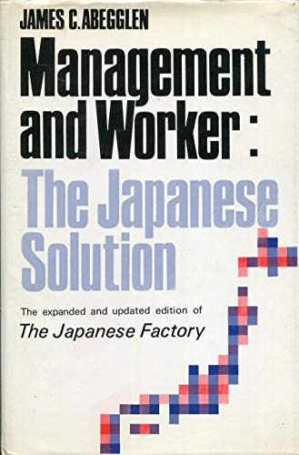 Stock image for Management and Worker for sale by Better World Books