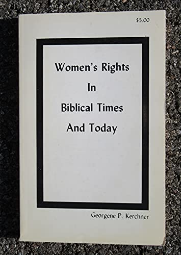 Imagen de archivo de Women's rights in biblical times and today a la venta por Modetz Errands-n-More, L.L.C.