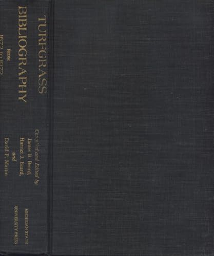 Imagen de archivo de Turfgrass Bibliography from 1672 to 1972 Format: Hardcover a la venta por INDOO