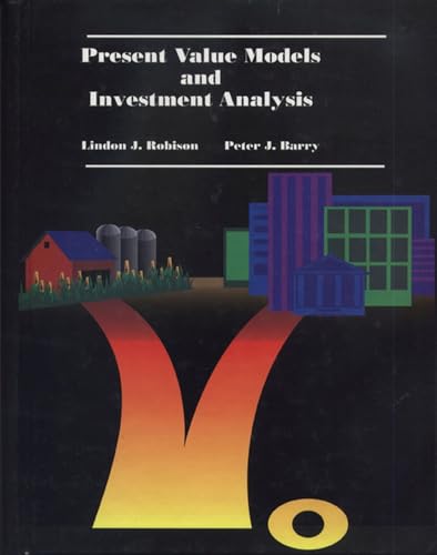 Imagen de archivo de Present Value Models and Investment Analysis a la venta por Better World Books