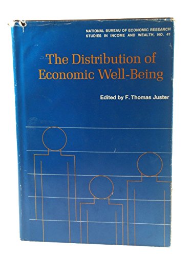 Imagen de archivo de The Distribution of Economic Well-Being: [proceedings] a la venta por PsychoBabel & Skoob Books