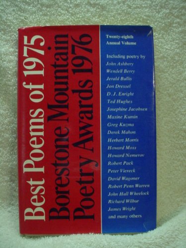 Imagen de archivo de Best Poems of 1975 : Borestone Mountain Poetry Awards 1976 a la venta por Better World Books