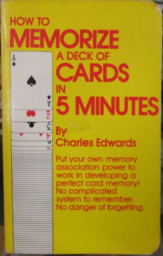 How To Memorize A Deck Of Cards In Five Minutes.