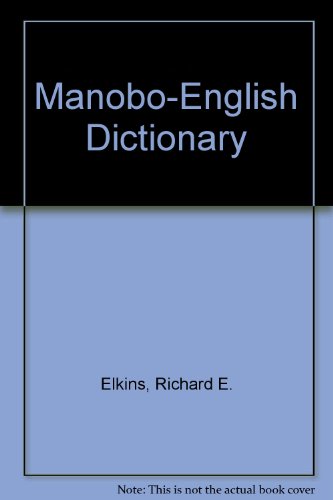 Stock image for Manobo-English Dictionary for sale by Mispah books