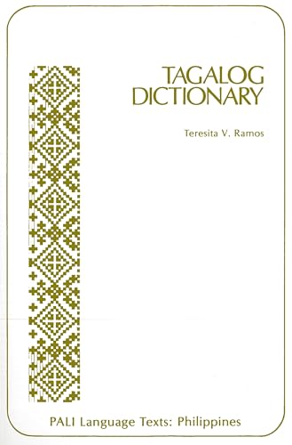 9780870226762: Tagalog Dictionary
