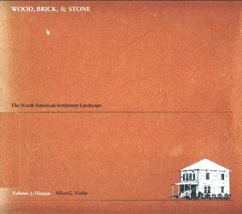 9780870234101: Houses (v. 1) (Wood, Brick and Stone: North American Settlement Landscape)