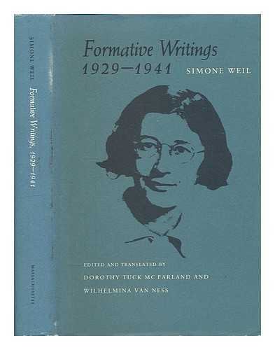 Stock image for Formative Writings, 1929-1941 for sale by Better World Books