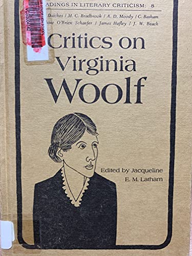 9780870241703: Critics on Virginia Woolf (Readings in Literary Criticism, 8)