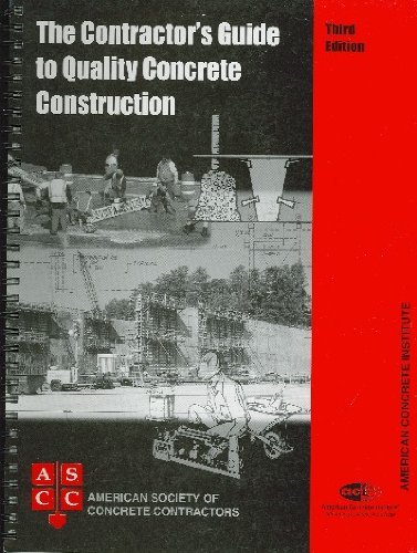 Imagen de archivo de The Contractor's Guide to Quality Concrete Construction a la venta por Lost Books
