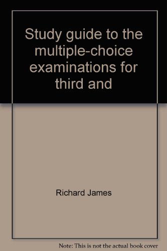 Study guide to the multiple-choice examinations for third and second mates including the radar observer endorsement (9780870332340) by James, Richard