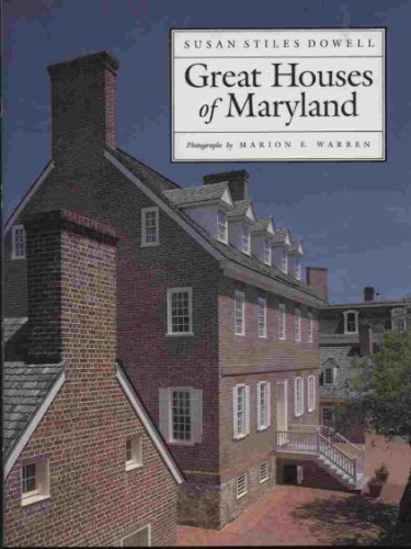 Imagen de archivo de Great Houses of Maryland a la venta por Front Cover Books