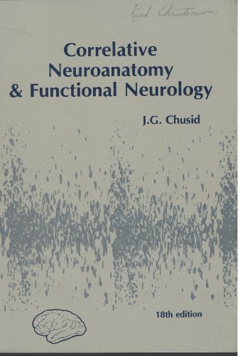 Imagen de archivo de Correlative Neuroanatomy & Functional Neurology a la venta por SecondSale