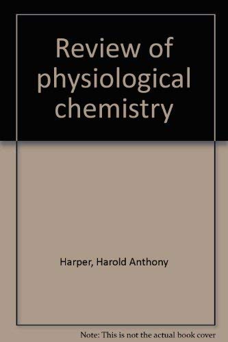 9780870410314: Review of physiological chemistry