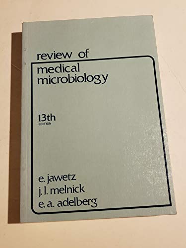 Beispielbild fr Review of Medical Microbiology. Thirteenth (13th) Edition. zum Verkauf von Eryops Books