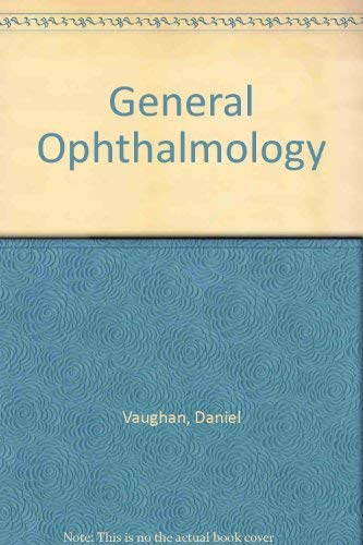 Beispielbild fr General Ophthalmology zum Verkauf von Phatpocket Limited