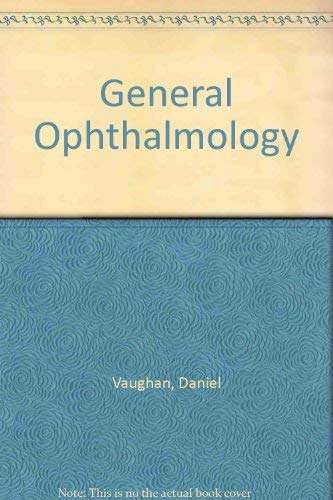 Beispielbild fr General Ophthalmology zum Verkauf von Wonder Book