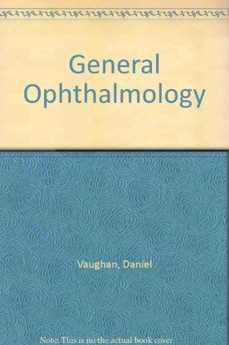 Stock image for General Ophthalmology for sale by Wonder Book