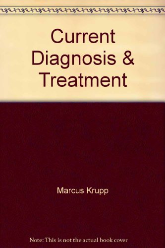 Imagen de archivo de Current Diagnosis & Treatment a la venta por Redux Books