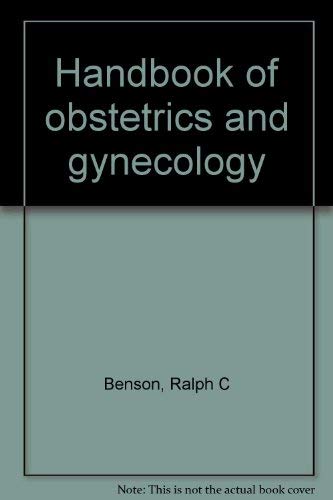 Imagen de archivo de Handbook of Obstetrics & Gynecology a la venta por Once Upon A Time Books