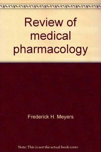 Imagen de archivo de Review of medical pharmacology a la venta por The Book Cellar, LLC
