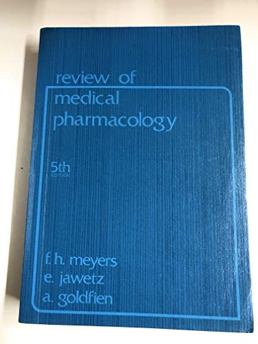 Beispielbild fr Review of Medical Pharmacology zum Verkauf von Better World Books