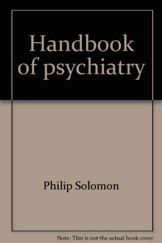 Imagen de archivo de Handbook of Psychiatry (Second Edition) a la venta por Dunaway Books