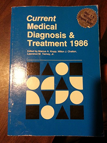 Stock image for Current Medical Diagnosis and Treatment 1986 for sale by HPB-Red