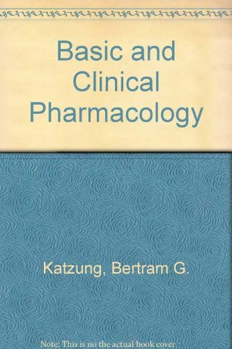 Imagen de archivo de Basic and Clinical Pharmacology a la venta por Wonder Book