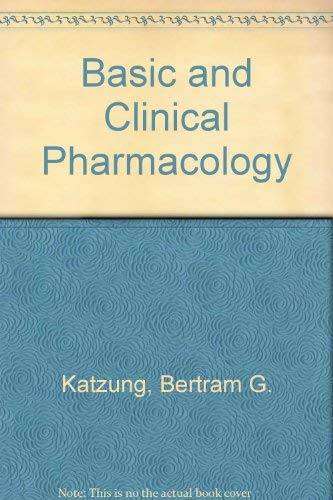 9780870412608: Basic and Clinical Pharmacology
