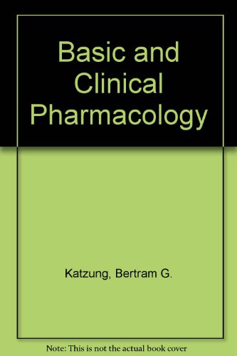 Imagen de archivo de Basic & Clinical Pharmacology a la venta por Wonder Book