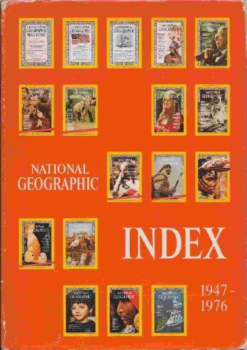 Stock image for National Geographic Index 1947-1976 for sale by Hastings of Coral Springs