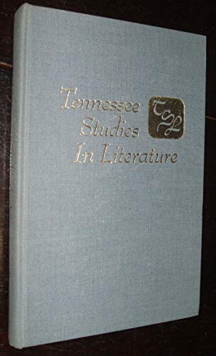 9780870491726: Tennessee Studies in Literature